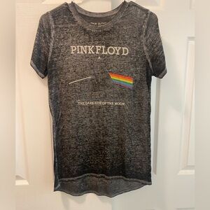 Pink Floyd | Dark Side Moon Burnout Tee | Rock Vibes | Band Tee | Charcoal | S